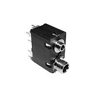 Amphenol Audio ACJS-MVD985-3S ຕົວເຊື່ອມໂທລະສັບ 1/4"VERT CHASIS CONN Needle eye cont