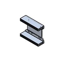 Vicor 40520 ການປະກອບ Heat Sink 6123 HS End P Dual 11 mm