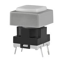 NKK Switches JB15HAP-4BH ສະຫນັບສະຫນູນສະຫນັບສະຫນູນ OFF-(ON) HI OPR FRCE EXT ACT WHT/GRY CAP