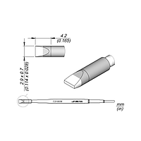 JBC C210039 ຫົວປາກບວດ (Chisel, 2.9 x 0.7mm)
