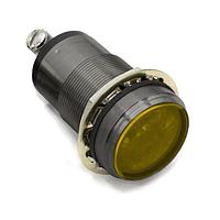 Dialight 556-370A-204F ຕົວບອກສະແດງ LED ຕິດຕັ້ງບົດບົດ 1 ນິ້ວ DOME ເຫຼືອງ