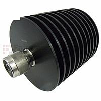 Fairview SA4N100-30 30 dB Fixed Attenuator N Male To N Female Up To 4 GHz Rated To 100 Watts With Black Aluminum Heatsink Body