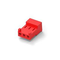 AMP Connectors - TE Connectivity 3-644463-3 ການປະກອບ Receptacle 3P CONN ASSY 22 AWG ແດງ