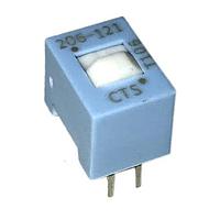 CTS Electronic Components 206-121S ສະຫນ່ວຍສະລັບ DIP 1 ສ່ວນສະລັບ SPDT