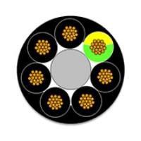 Molex / Flamar 155240-0190 (5 Meters) ການສື່ສານແລະການຄວບຄຸມ 7CKT 16AWG TPE BK 5METERS ລາຄາ ຕໍ່ເມັດ