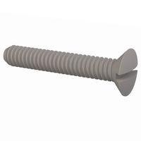 Essentra Components 50M020040L012 ສະກຣູຫຼັກມີລູກປຸ່ມຊ່ອງສະເລັດ 90 Slotted CSK Screw, M2 X .4 Thread, 12mm Lg