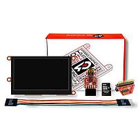 4D Systems SK-43DCT-Pi ຊຸດເຄື່ອງມືພັດທະນາຈໍແບບເລີ່ມຕົ້ນສໍາລັບ uLCD-43DCT-PI ພ້ອມກັບບັດ microSD ອຸດສາຫະກຳ 4GB