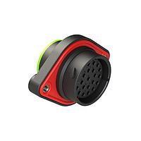 Amphenol SINE Systems AHDP02-24-23SN-SRA ປະຕູຮັບ 23 ຕຳແໜ່ງ, ປິດກົດຂະໜາດ 24