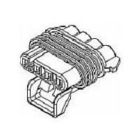 Aptiv 12146439 4-ທາງ 4P F LT GRY CONN ASY MP 150 SERIES 14AMP