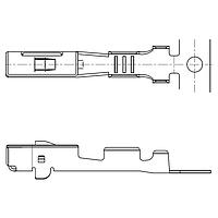 AMP Connectors - TE Connectivity 175269-1 (Loose Piece) ຂໍ້ຕໍ່ 070 REC (M) ສຳລັບ NSCC ຊິ້ນຫຼິ້ນແບບຫຼິ້ນ