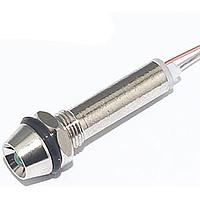 Mallory Sonalert FL1M-6CJ-1-G12V ດອກໄຟ LED ເສັ້ນສີຂຽວ 6MM ແກ້ວ 12VDC