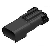 Aptiv 13865701 ການເຊື່ອມຕໍ່ລົດຍນຕະຫລາດ 3 ທາງ ຜູ້ຊາຍ APEX 2.8 ປິດກັນນ້ຳ ສີເທົາມືດ CONN