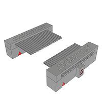 Samtec FFSD-10-D-01.00-01-N ປຸ່ມຕິດສອບ IDC ສາຍສະເພາະ .050" Low Profile Tiger Eye  ການປະກອບສາຍສະເພາະ IDC Ribbon Cable Assembly
