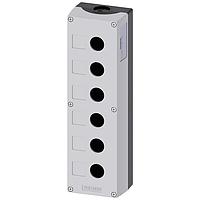 SIEMENS 3SU18060AA000UB1 ກອງປົກກັນ ENCLOSURE PLASTIC. 6 COMMAND POINTS