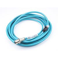 Molex 1300540024 ເຄັບເຕີເນັດ / ເຄັບເຄືອກຂ່າຍ ULTRA-LOCK D-CODE M12 TO RJ45 5M