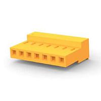 AMP Connectors - TE Connectivity 3-640431-7 ຮູງຮັບສະຕັອກ ປິດ ບໍ່ມີແທບ 7P ສີແດງສົ່ມ 18 AWG