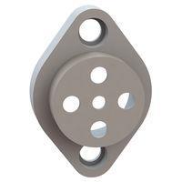 Essentra Components 21PTC01032 ຝາປົກກັນ Transistor, TO-3, 1 ຮ່ອງ