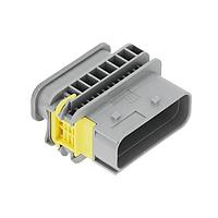 AMP Connectors - TE Connectivity 2-1564412-1 ກອງປົກ 18POS, TAB 1.6X0.6, TAB HSG, ASSY