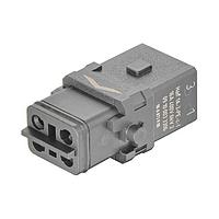 HARTING 09100033306 ອິນເຊີດ HAN 1A 3+PE FML CRMP INSRT FOR LOCK LVR