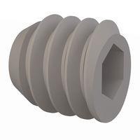 Essentra Components 012520T018 ຊຸດສູດສູດ, ຫົວບໍ່ຊອກເກດ, ກະດູກ 1/4-20, ຄວາມຍາວ 1/8