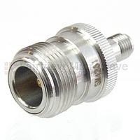 Fairviewmicrowave SM4261 SMA Female (Jack) ຫາ N Female (Jack) Adapter (1.25 VSWR)