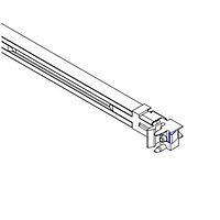 BIVAR CPCI-V160-ESD3 ຕູ້ວາງແລະຕູ້ວາງ VME MTLCRD GUIDE PCB 5.32" L, .079 SLOT W