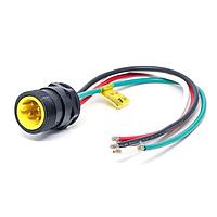 Molex 1300030061 ສາຍພະລັງ AC QC 4P MR 12IN 10/1 PVC 1/2IN