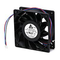 Delta Electronics, Inc. FFB1224EHE-R00 ພັງລົມ Tubeaxial Tubeaxial, 120x38mm, 24VDC, ລົດບໍລິເຄື່ອງ Ball Bearing, ສາຍສີ 3-Lead, ຕິດຕາມການລອກ Locked Rotor Sensor