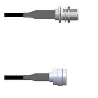 Amphenol Custom Cable Q-1X0550008007i ສາຍສັນຍານ RF N-SJB/TNC-SP RG58 7I