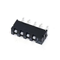 Diptronics SIP-04T-V ສະຫນັບ DIP ສະຫນັບ Dip switch Single In Line