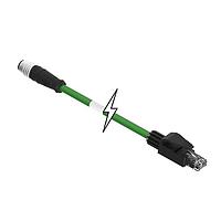 Molex 1201080293 ເຄື່ອງສາຍ Ethernet / ເຄື່ອງສາຍເຄືອກ M12-4P(D)-MM-ST/RJ45-M-18M-PUR