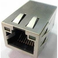 Abracon ARJE-0031 ຈັກແມ່ຫຼັກ RJ45 10/100/1000 Base-T 1x1 ມຸມຂວາ N/A ຜ່ານຮູ