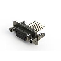 EDAC 628-M09-323-BN6 ຕົວເຊື່ອມ D-Sub - ຕົວເຊື່ອມ D-Sub ປະເພດຄວາມໜາແຮງມາດຕະຖານ ແບບຕັ້ງຕົວຢ່າງຕັດຈັດ