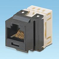 Panduit NKP5E88MWH ໂມດູນາລ໌ NK Cat 5e punchdown jack module - ສີຂາວ