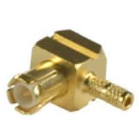 HUBER+SUHNER 16_MCX-50-1-8/111_TE ຕົວເຊື່ອມ MCX ປັ້ນມຸມຂວາ ປຸ່ມສາຍສະເກັບ (ຜູ້ຊາຍ)
