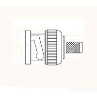 Adam Tech RF1-03-D-20-50 ຕົວເຊື່ອມ CRIMP BNC STRAIGHT PLUG-RG59 CAB - RF Connector