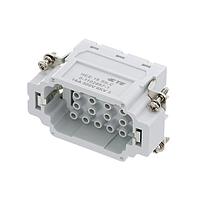 AMP Connectors - TE Connectivity 1102897-1 ອິນເຊີດ Crimp ST Panel Mount Conn Rect M 18POS