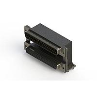 EDAC 663-037-364-04A ຕູ້ສະຫນອງ Dual Port D-Sub ມຸມຂວາ ຕູ້ສະຫນອງ Dual Port D-Sub