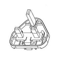 Phihong VPK-AA02B-H ປລັກສະຫນອງທີ່ສາມາດແປງໄດ້ AC Clip - UK V Type