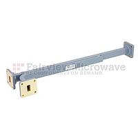 Fairview  FMWCP1009 20 dB WR-51 Directional Waveguide Broadwall Coupler With Square Cover Flange and E-Plane Coupled Port from 15 GHz to 22 GHz