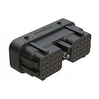 Amphenol SINE Systems ARC26-40SC ຕົວເຊື່ອມຕໍ່ລົດຍນຕະຫລາດ 40 ຕໍ່ຕຳແໜ່ງປລັກ, ຂະໜາດ 20 ຕຳແໜ່ງຕິດຕໍ່ຊ້ອກ, ການສະແກນດ້ານໜ້າທີ່ຜູກຕໍ່, ການປອງກັນດ້ານໜ້າ, ການລະບຸລະຫັດ C, ສີດຳ