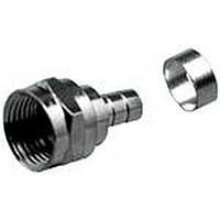 AIM-Cambridge / Cinch Connectivity Solutions 25-7000G ຕູ້ຕໍ່ RF / ຕູ້ຕໍ່ Coaxial STRT CRIMP JACK RG59 CABLE MT RG59