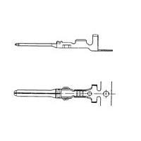AMP Connectors - TE Connectivity 282288-1 ການເຊື່ອມຕໍ່ດ່ວນ .070 TAB CONTACT 0.5