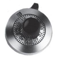 Vishay Spectrol 11A41B10 ດ້າວ 25.4mm 11 turns dial Satin Chrome, White mkgs