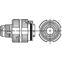 Amphenol Aerospace TV06RW-25-17S-LC ປລັກ 42P ຂະໜາດ 25 ປະຕູກສາຍ TRI-START