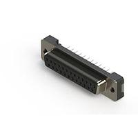 EDAC 628-025-324-012 ຕົວເຊື່ອມ D-Sub - ຕົວເຊື່ອມ D-Sub ຮູບຮ່າງພລາສຕິກຕັ້ງຕົວແບບຕັ້ງພູມມາດຕະຖານ