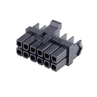 Molex 172952-1202 ຮາກຮອງ Receptacle Housing Micro-Fit TPA RECEP 12CKT DUALROW GW NAT
