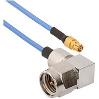 Amphenol SV Microwave 7029-3244 ສາຍສະບັບ RF SMA M RA ເຖິງ SMPM F 0.047 ສາຍ 6 ນິ້ວ