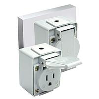 Altech WMRBA ປຸ່ມອອກ RECEPTACLE WALL MNT 15A/250VAC IP20 BL