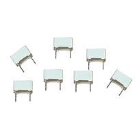 Cornell Dubilier (CDE) 167104J100A-F ຄອງເຄັບຊິເຕີຣ໌ລະດີເອວລທີ່ມີຟອລິເສຕເຣທທີ່ມີການຄຸມຄອງດ້ວຍຂາ 0.1uF 100V 5%